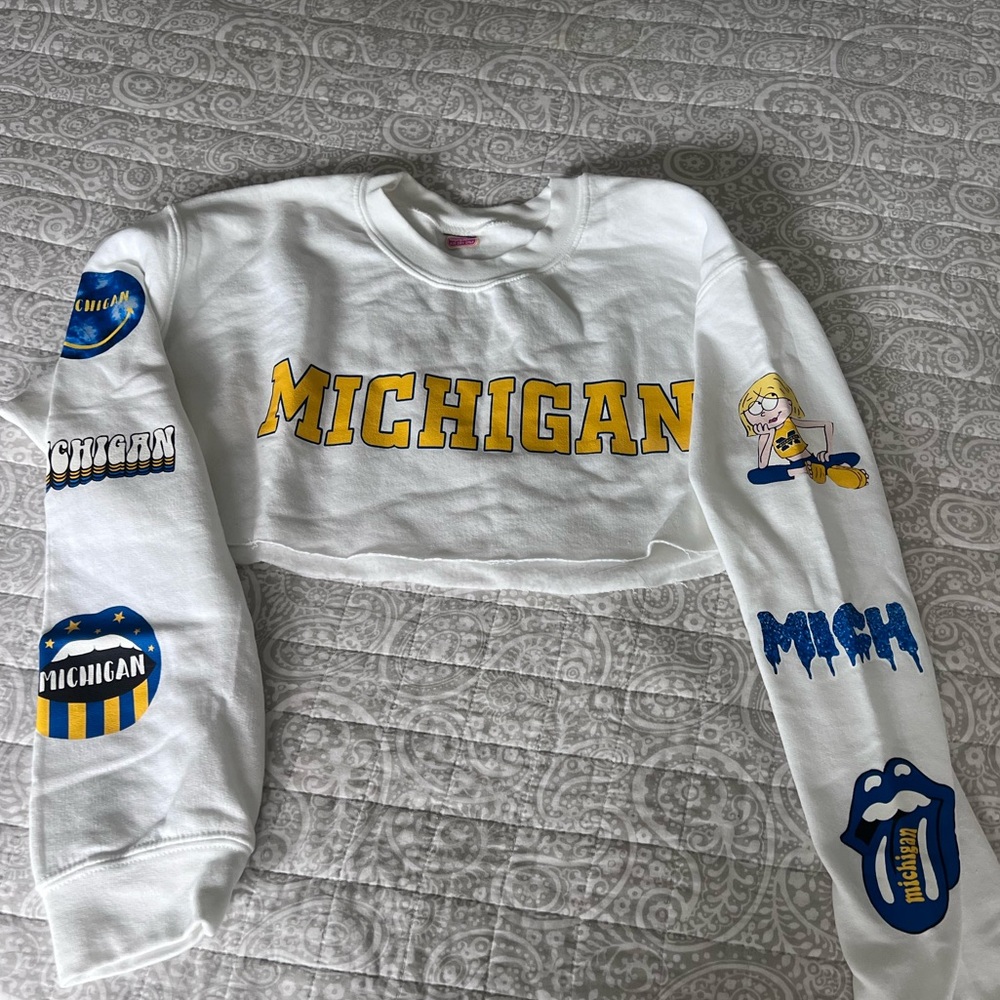 Cropped Michigan Sweatshirt